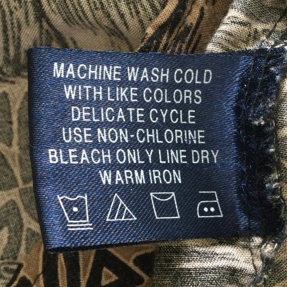 Puritan Hawaiian Black/Brown Print Camp Shirt XL - Picture 5 of 6